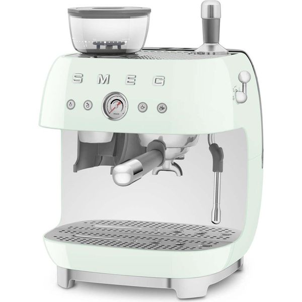 Macchina Per Caffè Espresso Con Macinacaffè Verde Mare Da 20 Bar Smeg Egf03Pgeu-image
