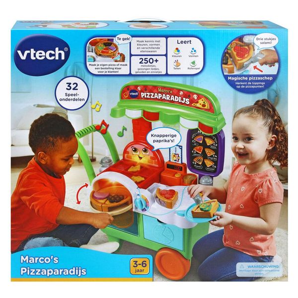 Vtech Marco's Pizzaparadijs, 3 Anni/Anni, Suoni, Funzione Parlante, Aa, Plastica, Multicolore-image