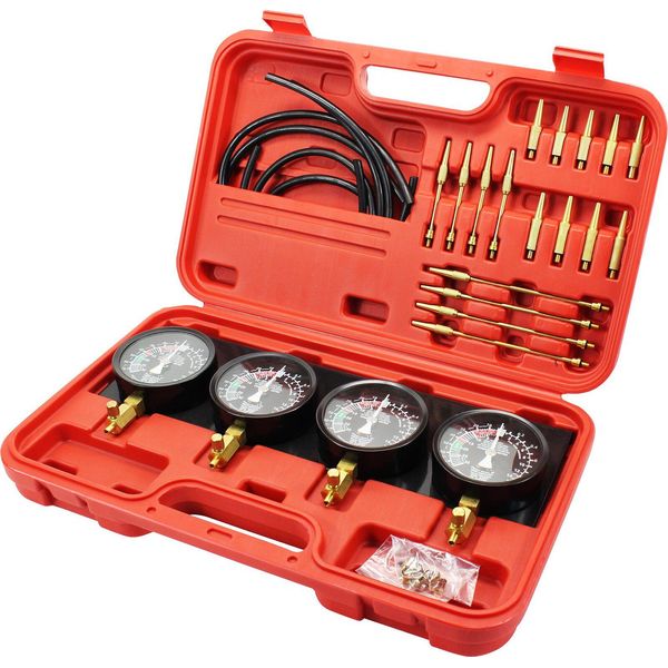 Kit Di Strumenti Per La Sincronizzazione Del Carburatore A Vuoto Della Pompa Multifunzione Set Di Misuratori Di Sincronizzazione Con Tubo Di Gomma A-100 Set Di Sincronizzatori Per Carburatori A Vuoto-image