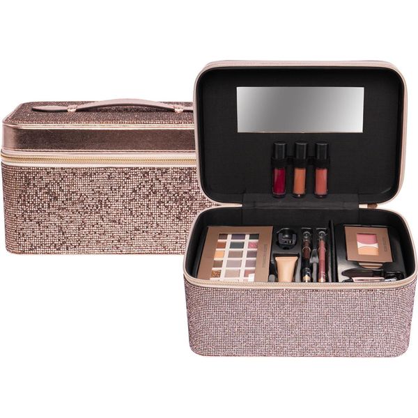 Beautycase Astuccio Per Il Trucco Dei Bambini In Bronzo Con Specchio E Accessori-image