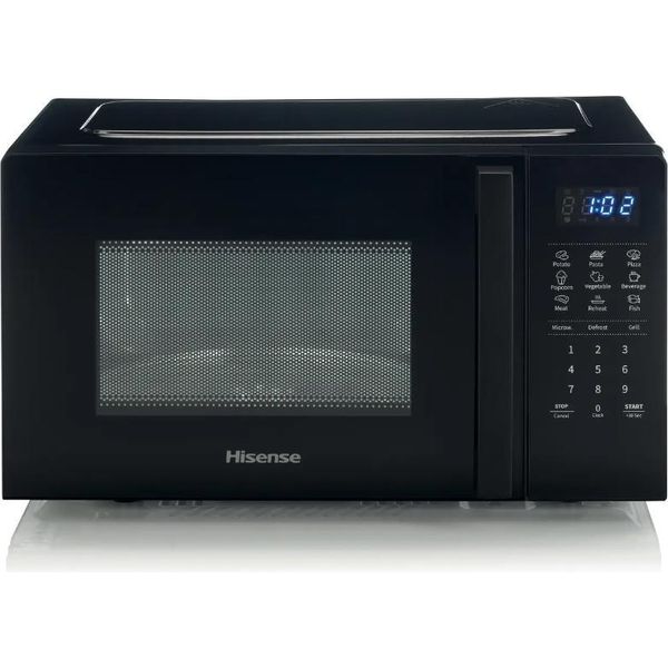 Hisense H20MOBSD1HG Forno A Microonde Superficie Piana Microonde Con Grill 20 L 700 W Nero-image