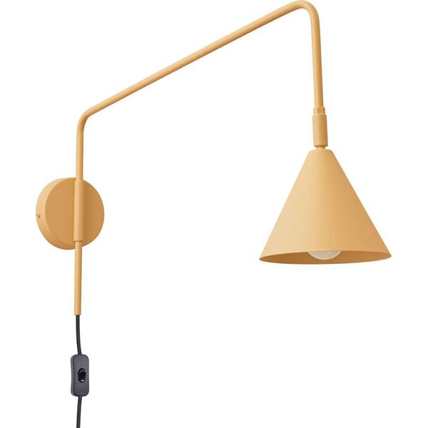 Lampada Da Parete Nox Oro 1Xe14 10W Acciaio 30X61X14Cm Sollux Lighting-image