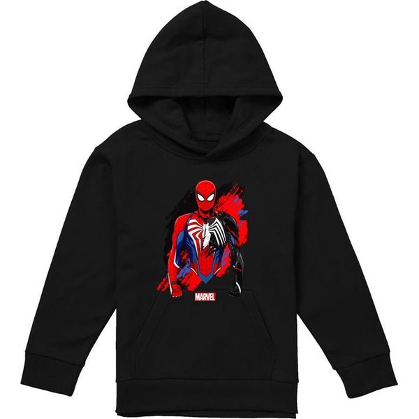 Spider-Man - Felpa Con Cappuccio "Symbiote"" Per Bambini, Pullover TV23173 (116) (Navy)"-image