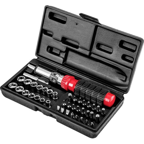 Top Tools Cacciavite E Bussole Con Impugnatura, Set Di 40 Pezzi.-image