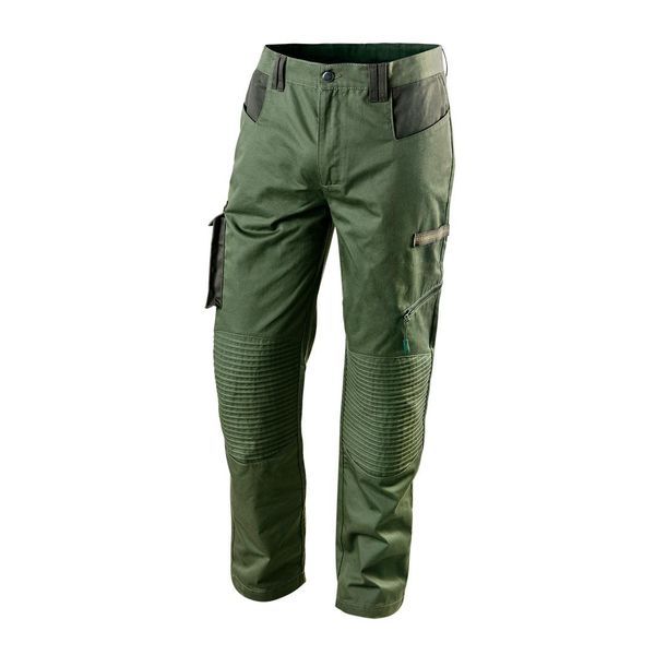 Pantaloni Di Sicurezza - Pantaloni Da Lavoro Con Protezione Per Le Ginocchia Pantaloni Di Protezione Neo Tools - Olive - Taglia: Xl-image