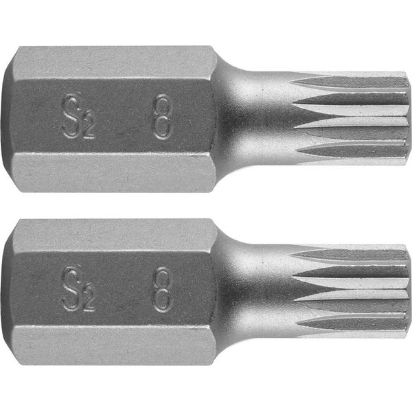 Neo Tools Punta Scanalata M8 X 30 Mm, S2 X 2 Pz.-image