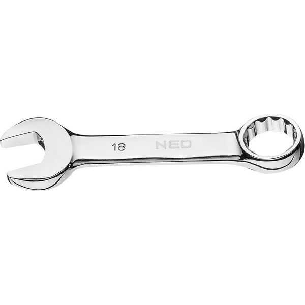 Neo Tools Chiave Combinata 18 X 131 Mm, Acciaio Al Crv, DIN3113, | Chiave A Forchetta, Chiave A Forchetta-image