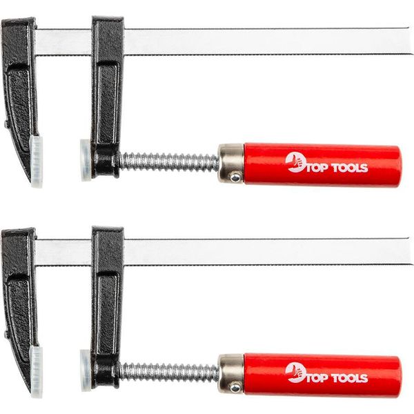 Top Tools Morsetti Da Carpentiere 50 X 150 Mm, Set Di 2 Pezzi.-image