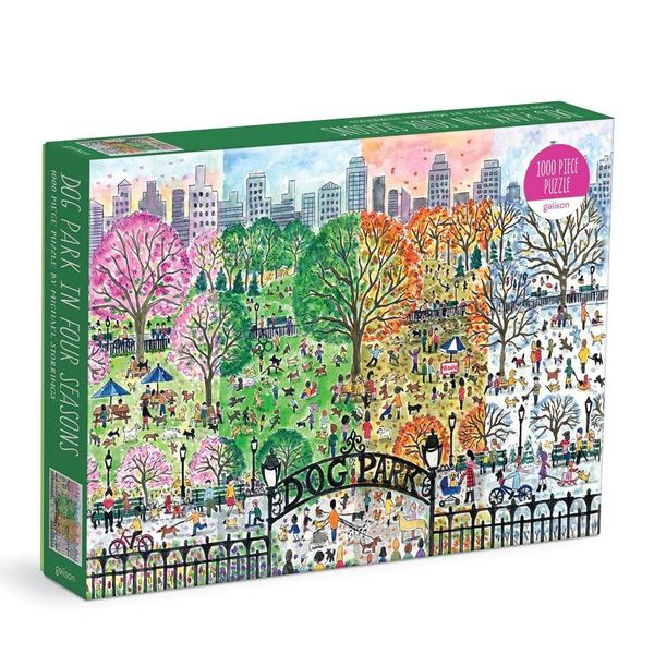 Puzzle Del Parco Per Cani 4 Stagioni 1000 Pezzi-image