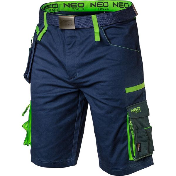 Neo Tools Premium Pantaloncini Blu - Pantaloni Da Lavoro In Denim - Pantaloni Di Sicurezza Pantaloni Protettivi Abbigliamento Da Lavoro Estivo - Taglia 3XL-image