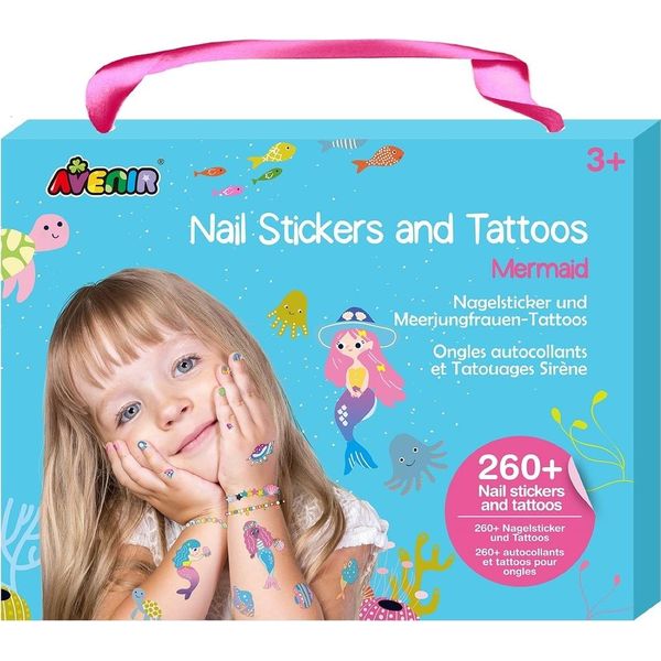 Avenir Nail Stickers And Tattoos Mermaid-image