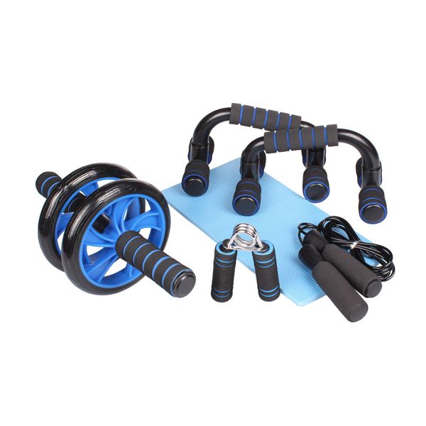 Merco Ab Four Set Set Per Allenamento Con I Pesi Colore Blu-image