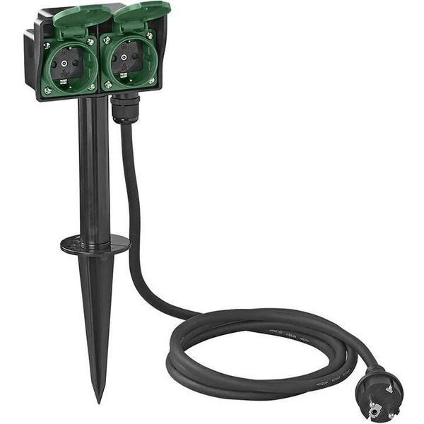 Presa Da Giardino Schuko 2 Vie 2M 3X2,5Mm²-image