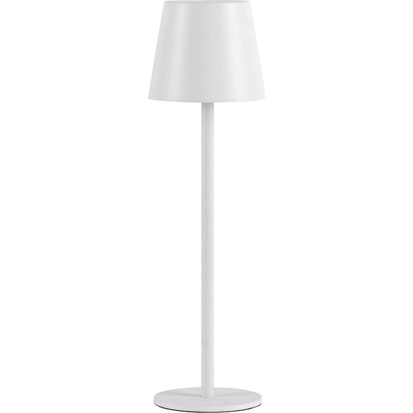 Lampada Da Tavolo Per Esterni Portatile Bianco Touch IP54 Led 3W Euria Leuchten Direkt-image