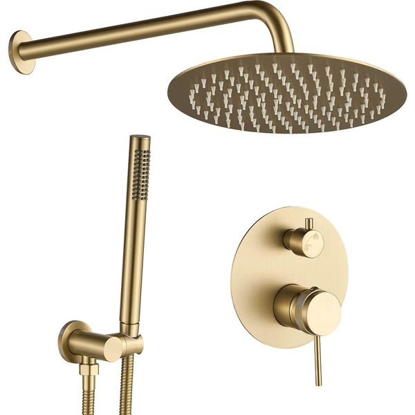 Set Doccia Rea Lungo Grip Brush Gold + Box-image