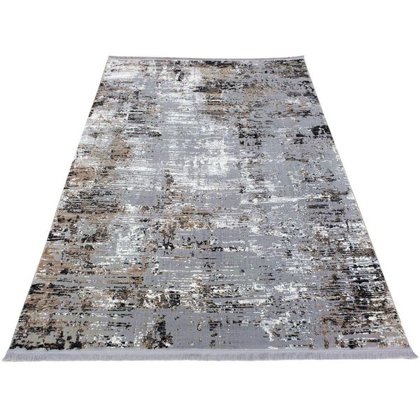 Moquette Rettangolare 200X290 Cm Stefano - Grigio / Nero-image