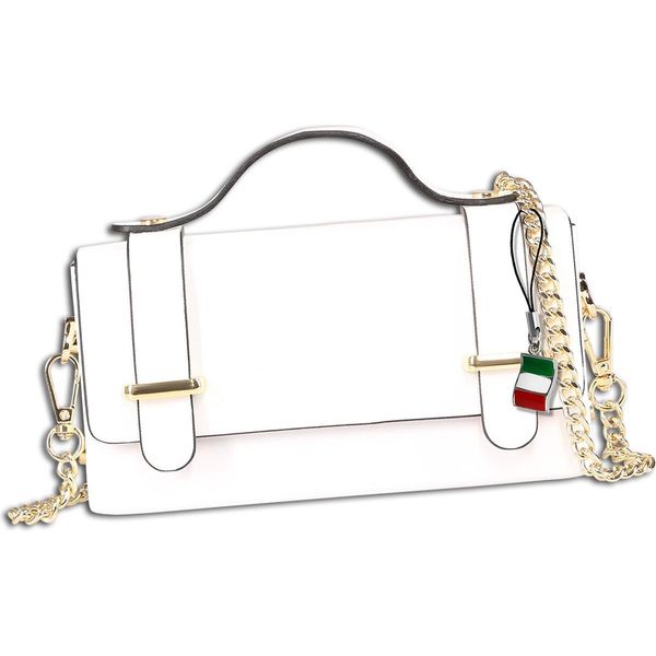 Florence Borsa Da Donna Piccola In Vera Pelle Bianca OTF841W1-image