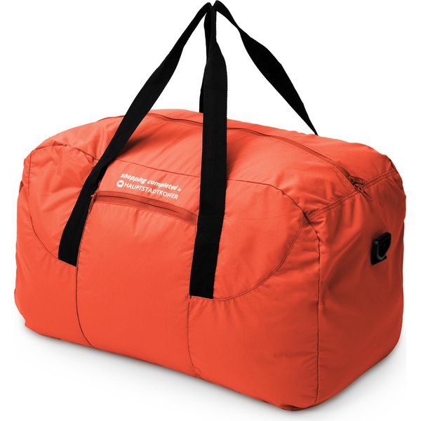 Grande Borsa Da Viaggio Pieghevole 55 L, Borsa Leggera Pieghevole Borsa Da Viaggio Bagaglio Weekender Borsa Da Spiaggia Con Cerniera Signore Uomini Tote Bag Borsa Da Viaggio Xl, Arancione-image