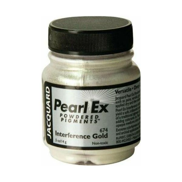 Pigmento Jacquard Toy Pearl Ex 14 G Interferenza Oro Creativa-image