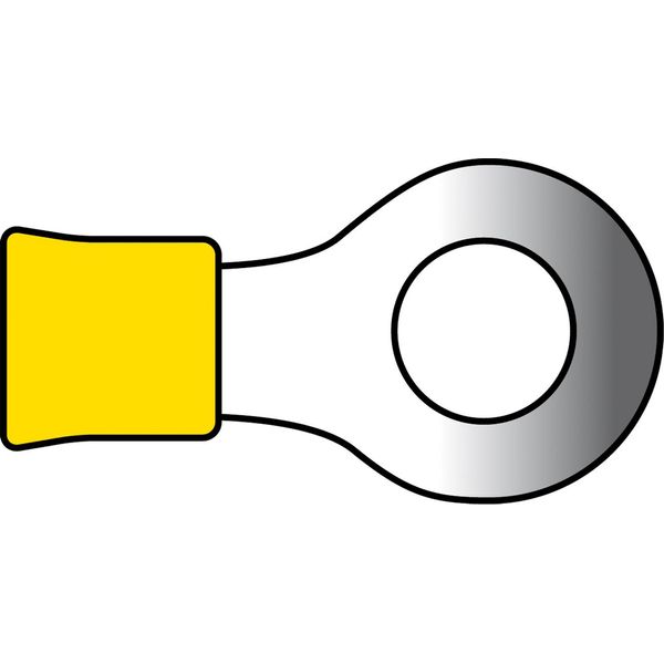 Carpoint Anello Per Cavi 676 M6 Giallo 10 Pezzi-image