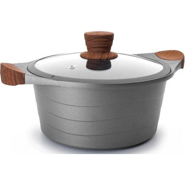 Casseruola In Fusione Di Alluminio Da 20 Cm + Coperchio Lacor 27320-image