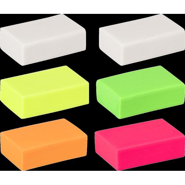 Knorr Prandell 212159052 Modelliermassen-Set Kneten & Radieren „Colorpack Neon“, 120 G-image