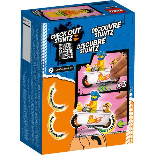 Lego 60333 City Stuntz Vasca Da Bagno Moto Acrobatica, Set Con Moto E Minifigure, Giocattolo D'azione Da Regalare A Bambini E Bambine Dai 5 Anni In Su-image