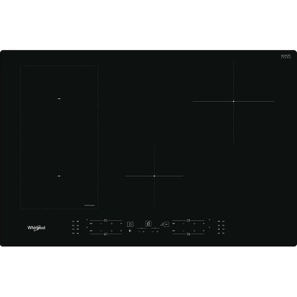 Whirlpool Wl B2977 Ne Piano Cottura A Induzione Da Incasso 77 Cm 4 Fornelli Nero-image
