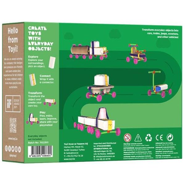 Kit Di Costruzione Di Veicoli Toyi - Set Di Giocattoli Di Costruzione Creativa-image