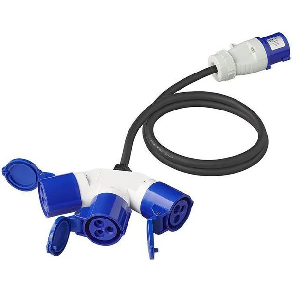 Partitore Cee 3 Vie 16A 150Cm 3X2,5Mm²-image
