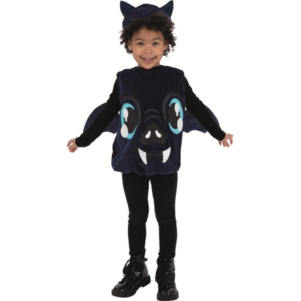 Smiffys - Costume Da Pipistrello Per Bambino SM3450 (104) (Nero)-image