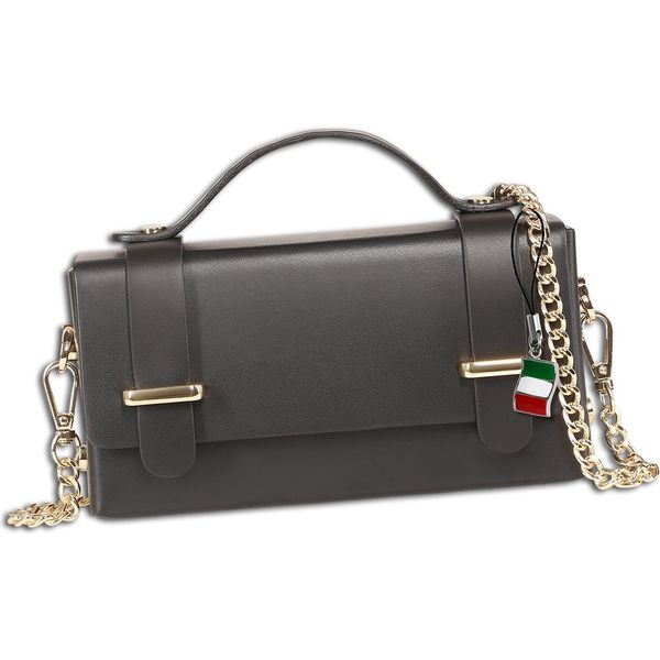 Florence Borsa Da Donna Piccola In Vera Pelle Nera OTF841S1-image