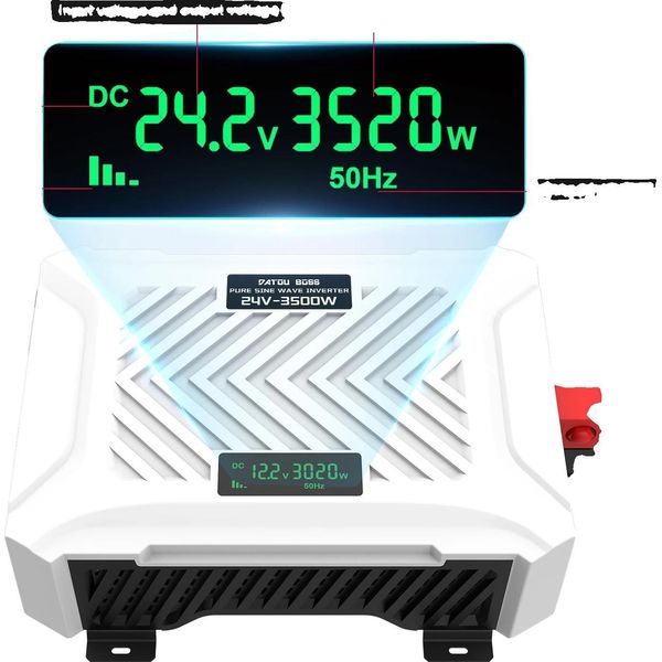 Inverter DC-AC, Alta Efficienza, Raffreddamento Affidabile, 24V 3500W, Europa-image
