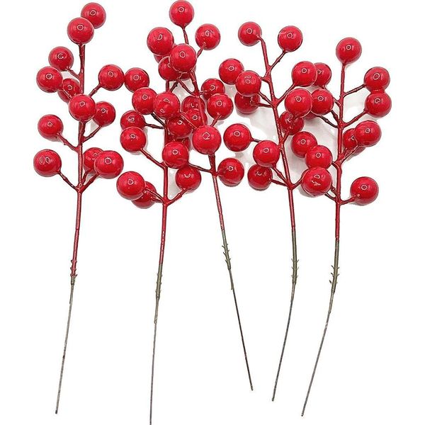 Composizione Di Foglie Artificiali, Design Realistico, Decorazione Senza Manutenzione, Rosso-image