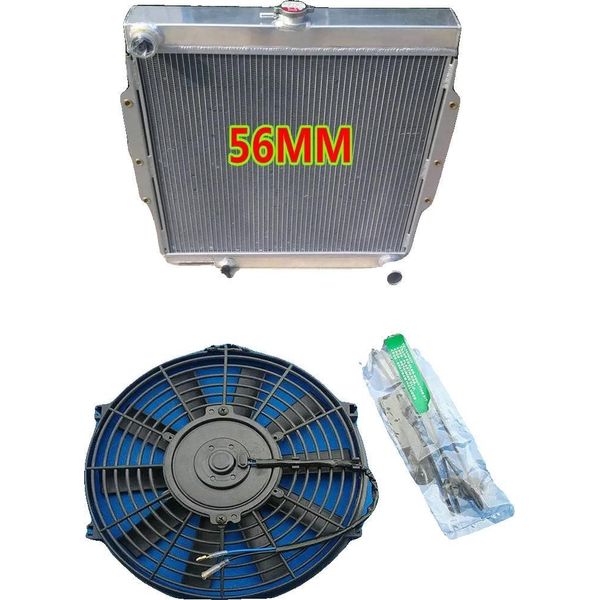 Radiatore + Ventola In Alluminio, Dimensioni Del Nucleo 500X518X56 Mm, Dimensioni Complessive 606X642X66 Mm, Diametro Di Ingresso/Uscita 38 Mm, Compatibilità Con Il Cambio Manuale, Inclusa Ventola Di Raffreddamento Da 16""-image