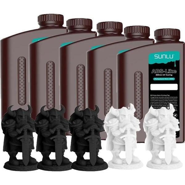 Resina Per Stampa 3D, Alta Precisione, Facile Da Usare, Lavaggio Ad Acqua 3BK 2DG-image