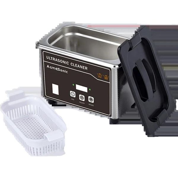 Pulitore A Ultrasuoni, Capacità 800 Ml, Potenza 35 W, Nero-image