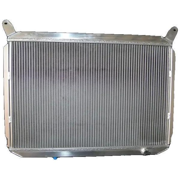 Radiatore In Alluminio, Dimensioni Del Nucleo 640 Mm X 410 Mm X 52 Mm, Dimensioni Complessive 685 Mm X 490 Mm X 70 Mm, Dimensioni Di Ingresso/Uscita 38 Mm/38 Mm, Adatto Per Nissan 300ZX 1983-1989, Design A 3 File-image