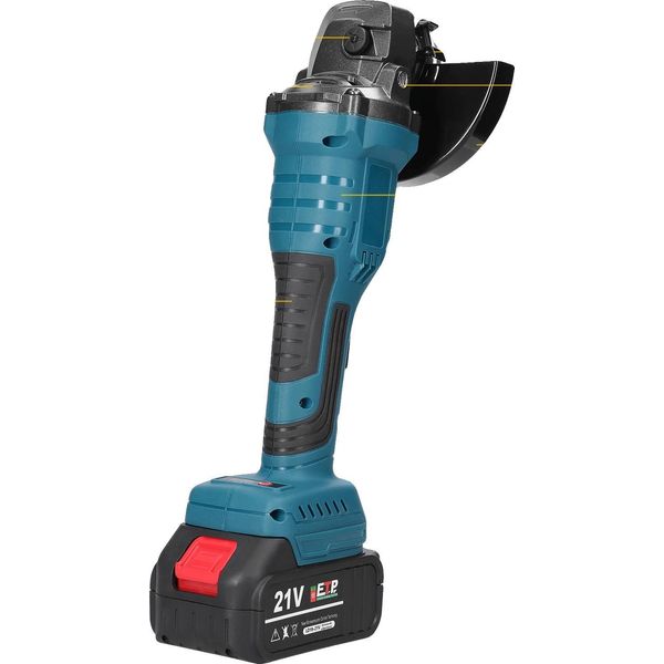 Smerigliatrice Angolare, Motore Brushless, Utensile Da Taglio Elettrico, Batteria Eu 1-image
