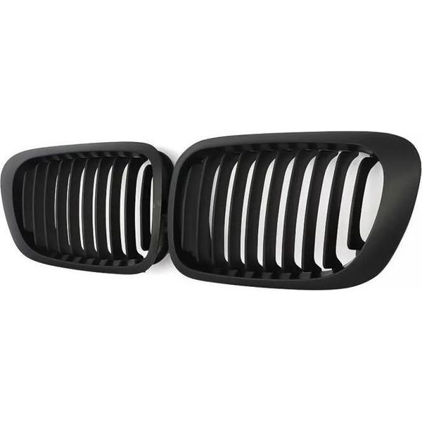 Griglia Anteriore, Plastica Abs, Facile Da Installare, Nero Opaco-image