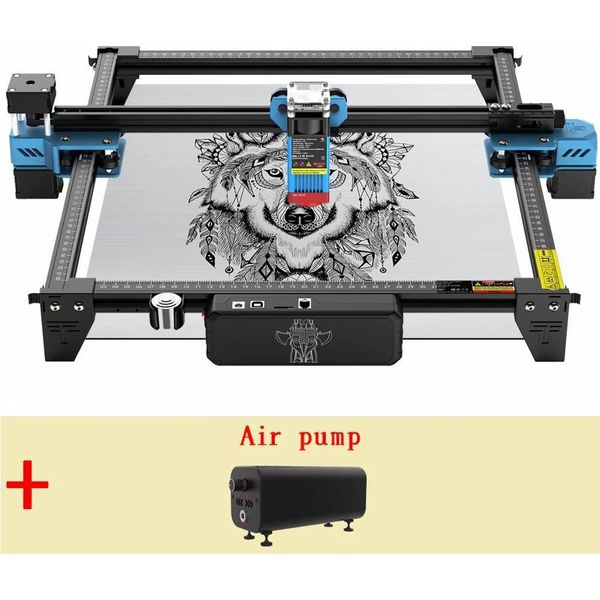 Macchina Laser Cnc, Controllo Wifi, Compatibilità Con Diversi Materiali, Pacchetto 2-A, 80W TTS-10 Pro, Spina Ue-image