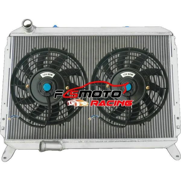 Radiatore, Struttura In Alluminio, Capacità Di Raffreddamento Migliorata, Radiatore E 2 Ventole-image