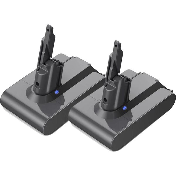 Batteria Di Ricambio, Ad Alta Capacità, Compatibile Con La Serie V7, 2 Pezzi 6000Mah-image