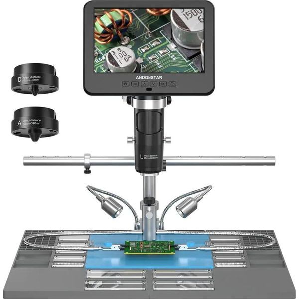 Microscopio Digitale, Ingrandimento 2000X, Uscita Video Uhd, Ad246Sm-Plus, 2000X-image