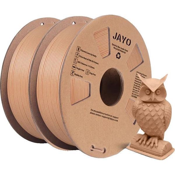 Filamento Per Stampante 3D, Ecologico, Alta Compatibilità, Pla Wood, Pla Wood-image
