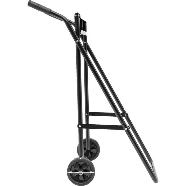 Carrello Per Motori Fuoribordo, Robusta Struttura In Acciaio, Design Pieghevole, Nero-image