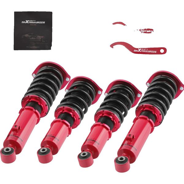 Sospensioni Coilover, Smorzamento Regolabile Su 24 Livelli, Altezza Di Marcia Regolabile Da 1 A 3 Pollici, Lunghezza 63 Cm, Larghezza 51 Cm, Altezza 21 Cm-image