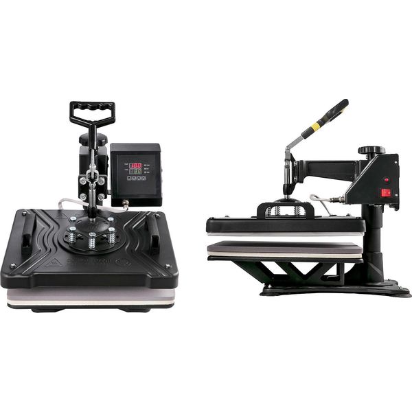 Macchina Multifunzionale Per Il Trasferimento Di Calore Per Magliette, Tazze, Cappelli, 5 In 1 12 X 15 Pollici-image