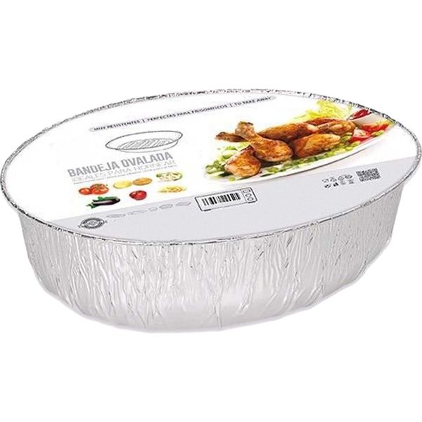 Piatti Da Portata, Alluminio Resistente, Versatile Per Cucinare E Servire, 27,3X22,6X7,6Cm, 32 Set-image