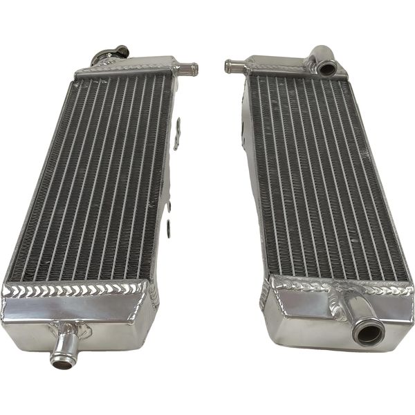 Radiatore In Alluminio, Materiale Interamente In Alluminio, Nucleo Brasato Sottovuoto, Serbatoi Saldati A Tig, Compatibile Con Suzuki RMZ250 (2004-2006), Costruzione Robusta-image